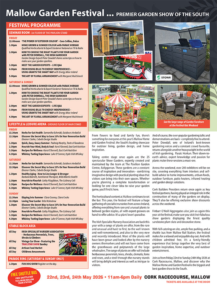 Mallow Home and Garden 2026